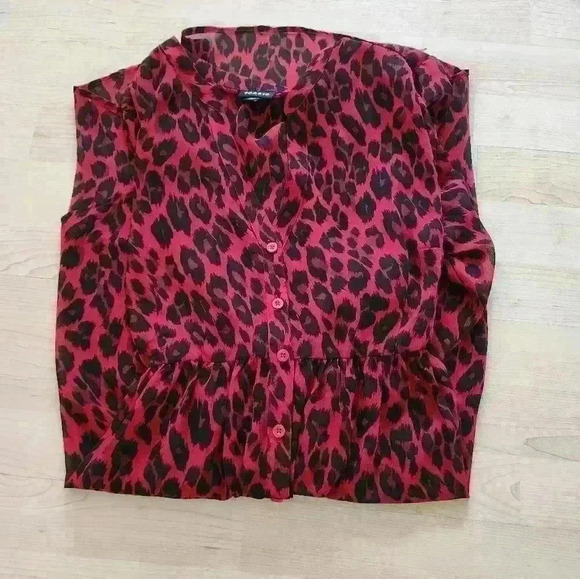 torrid Tops - Torrid leopard tunic size 00